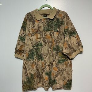 Natural Gear camouflage short-sleeve polo shirt size 3XL